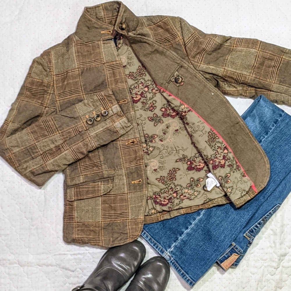 Gap Patchwork Blazer/Jacket - image 1